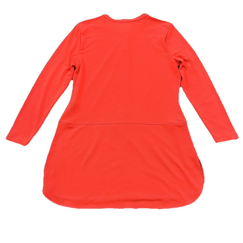 Lauren Ralph Lauren Red Tunic Top Women's Petite Small Elevated Casual - Picture 3 of 8
